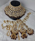 Kundan Gold Ethnic Bridal Jewelry Set | 4 Piece Collection