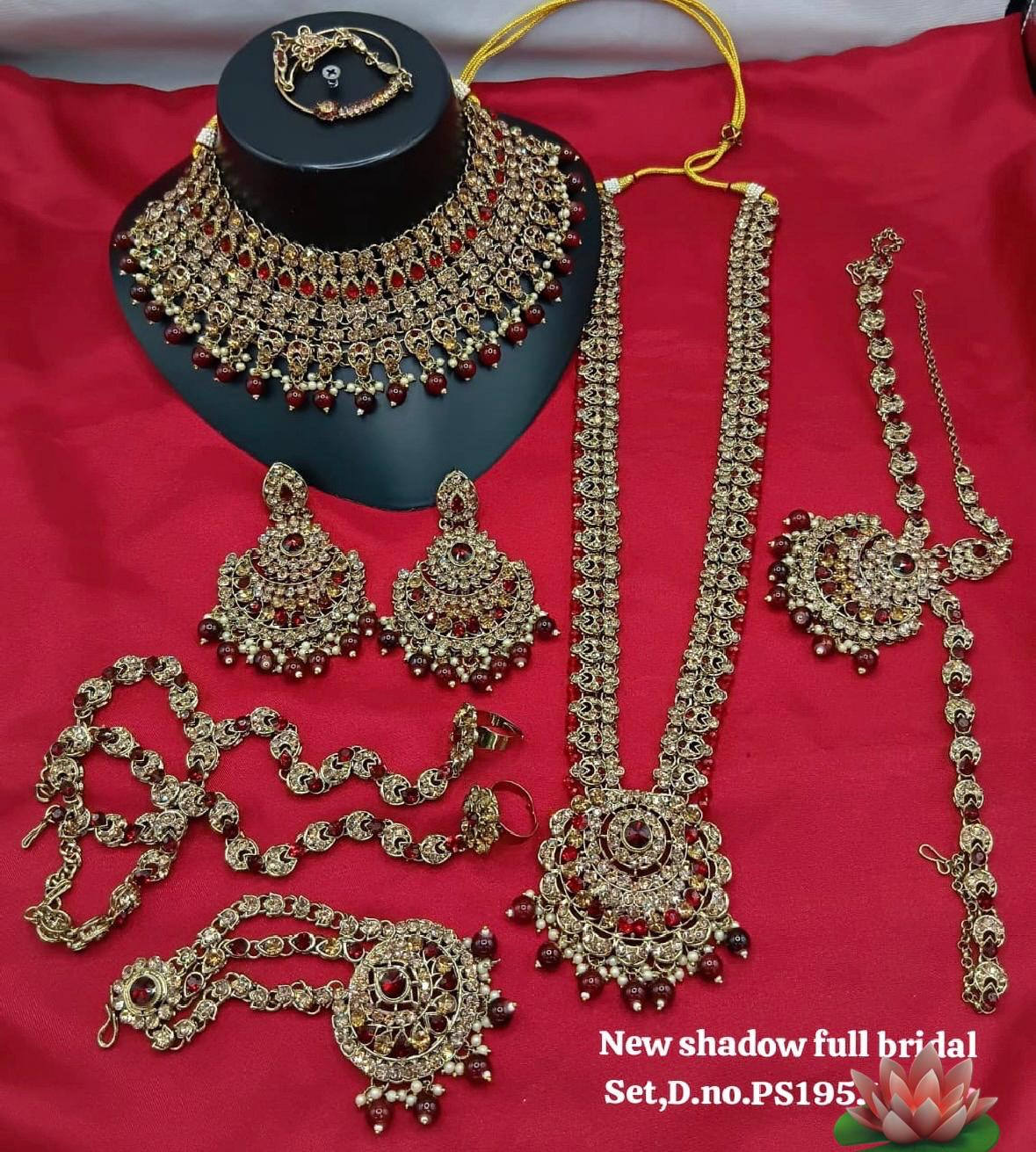 Kundan Gold Dulhan Bridal Jewelry Set | 7 Piece Collection