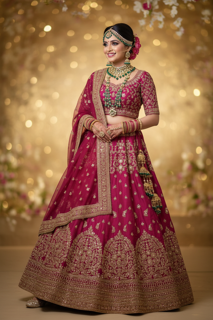 Bridal Transformation - Magenta Gold